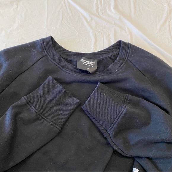 Christopher Raeburn Crewneck Logo Sweatshirt Black size XL - Picture 8 of 9